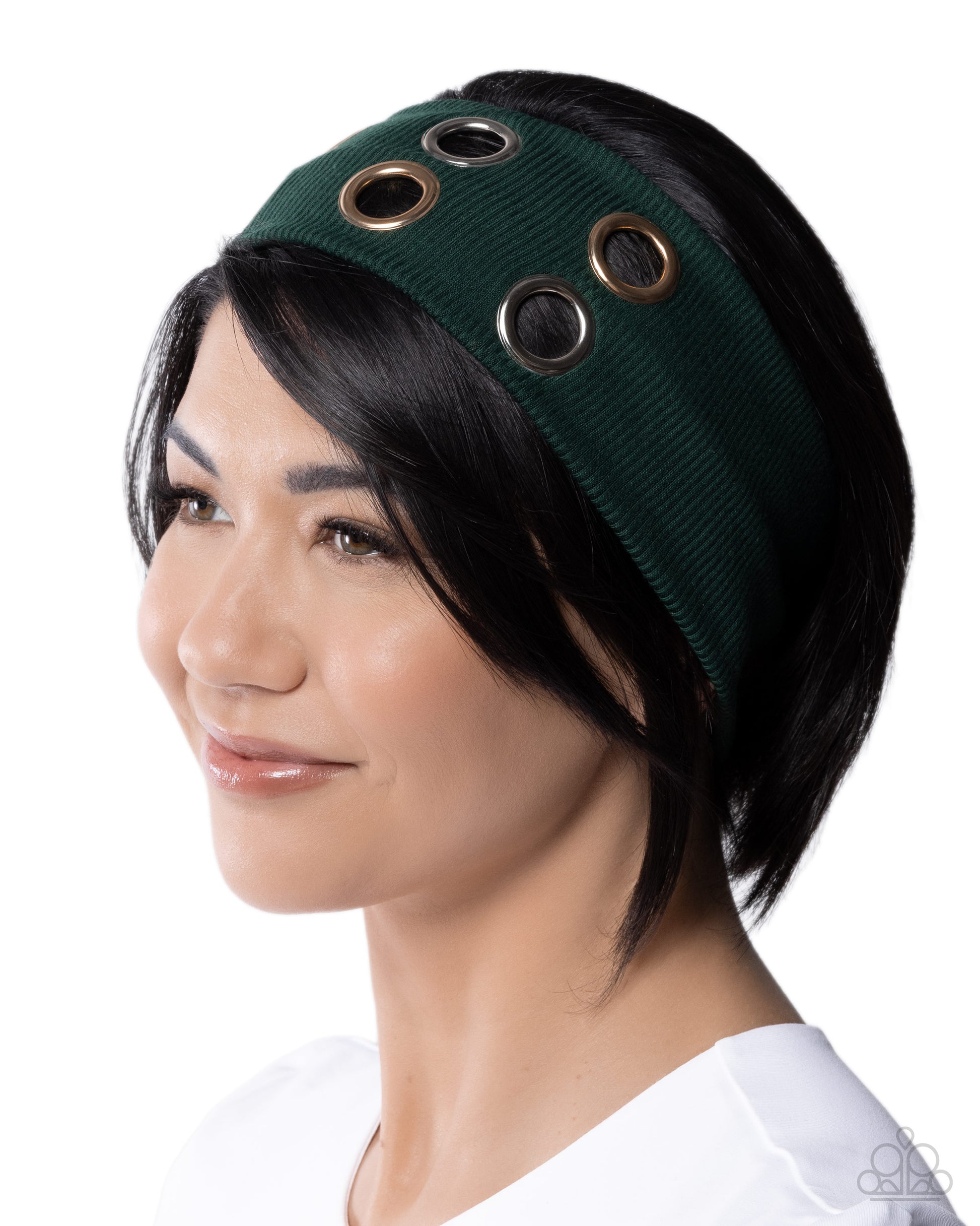 Glitzy Grommets - green - Paparazzi headband