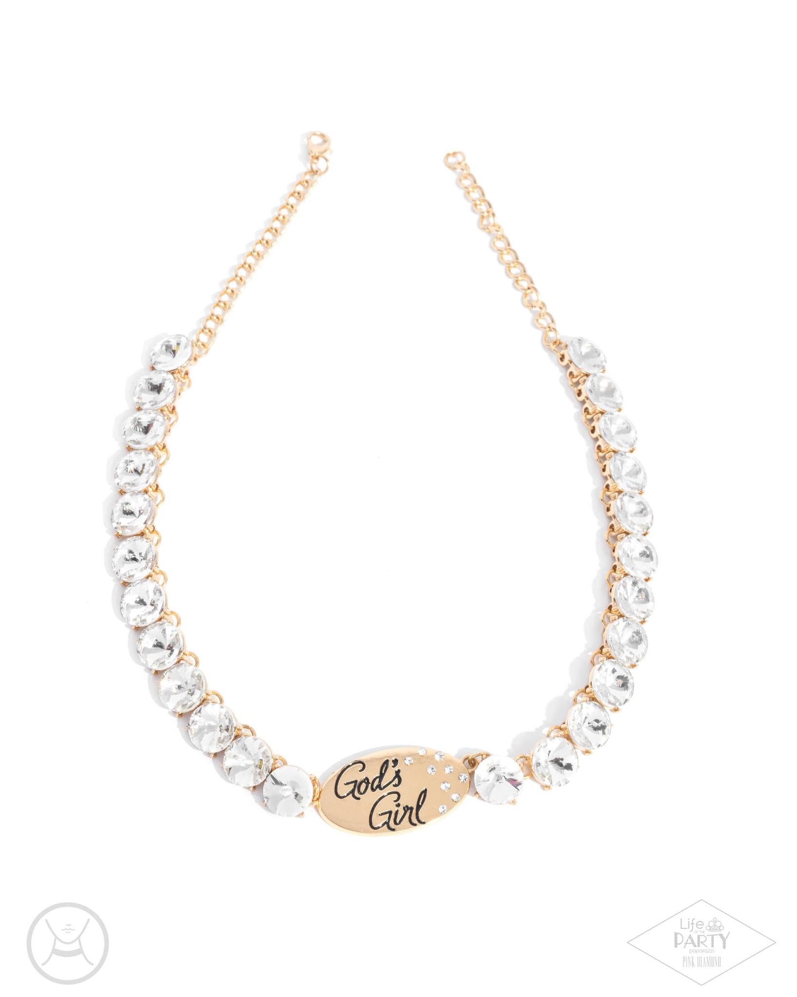 God's Girl - gold - Paparazzi necklace