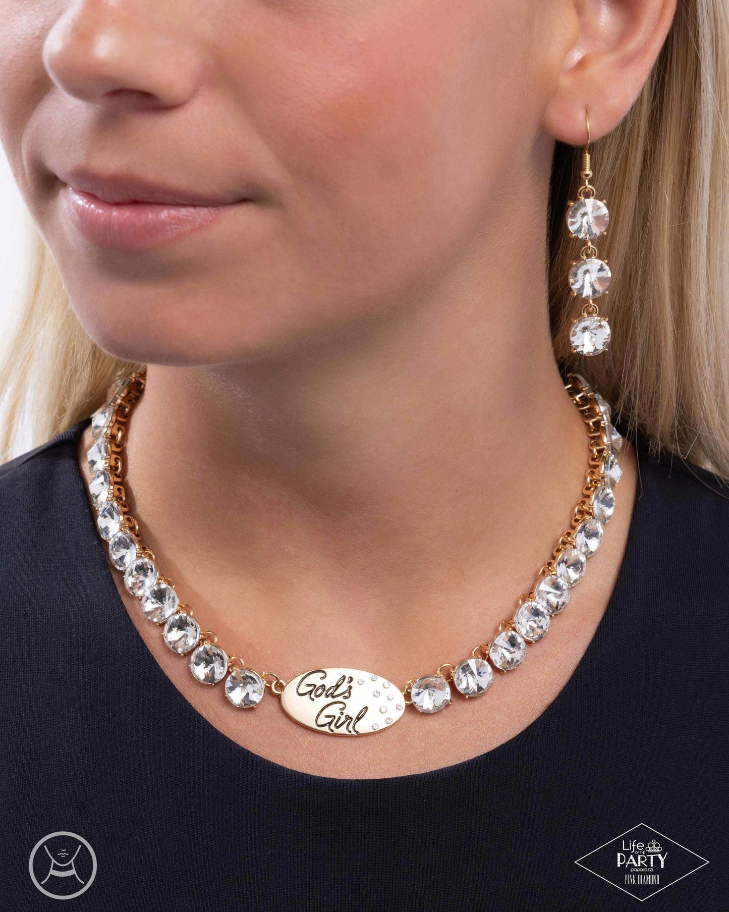 God's Girl - gold - Paparazzi necklace
