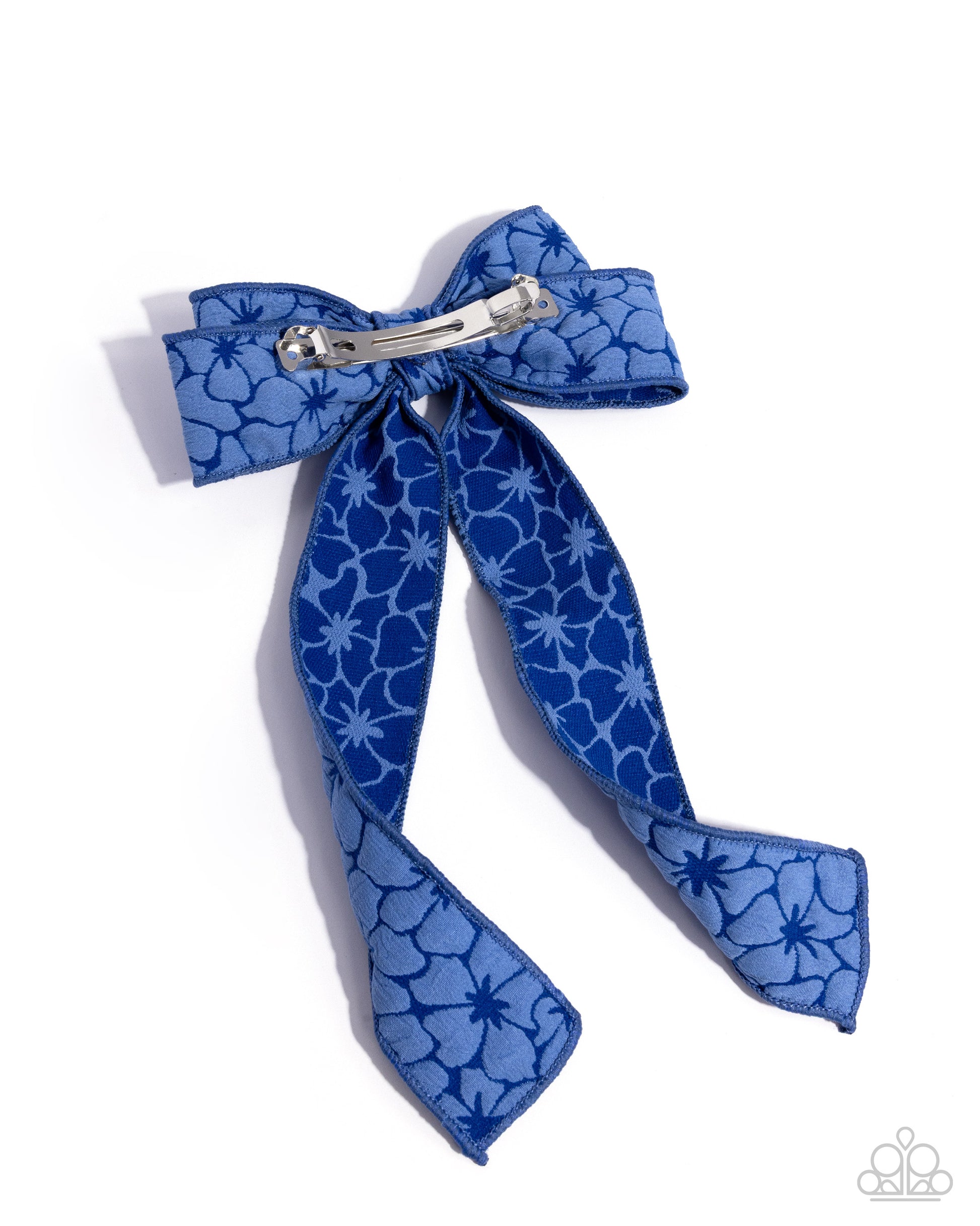 Good to BOW - blue - Paparazzi hair clip