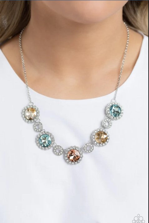 Gorgeous Gems - multi - Paparazzi necklace