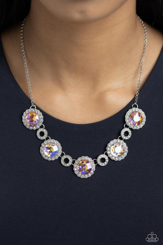 Gorgeous Gems - orange - Paparazzi necklace