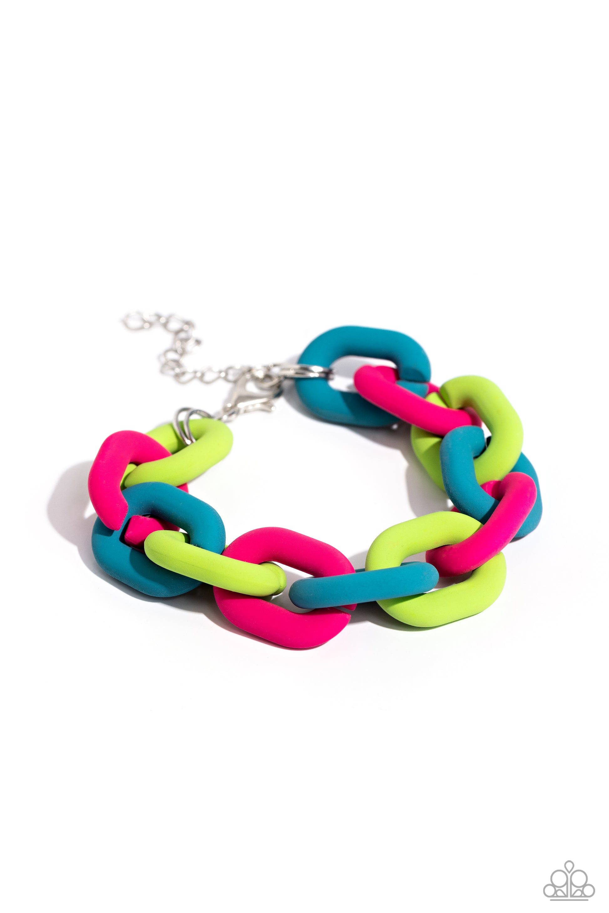 Go the Extra SMILE - green - Paparazzi bracelet