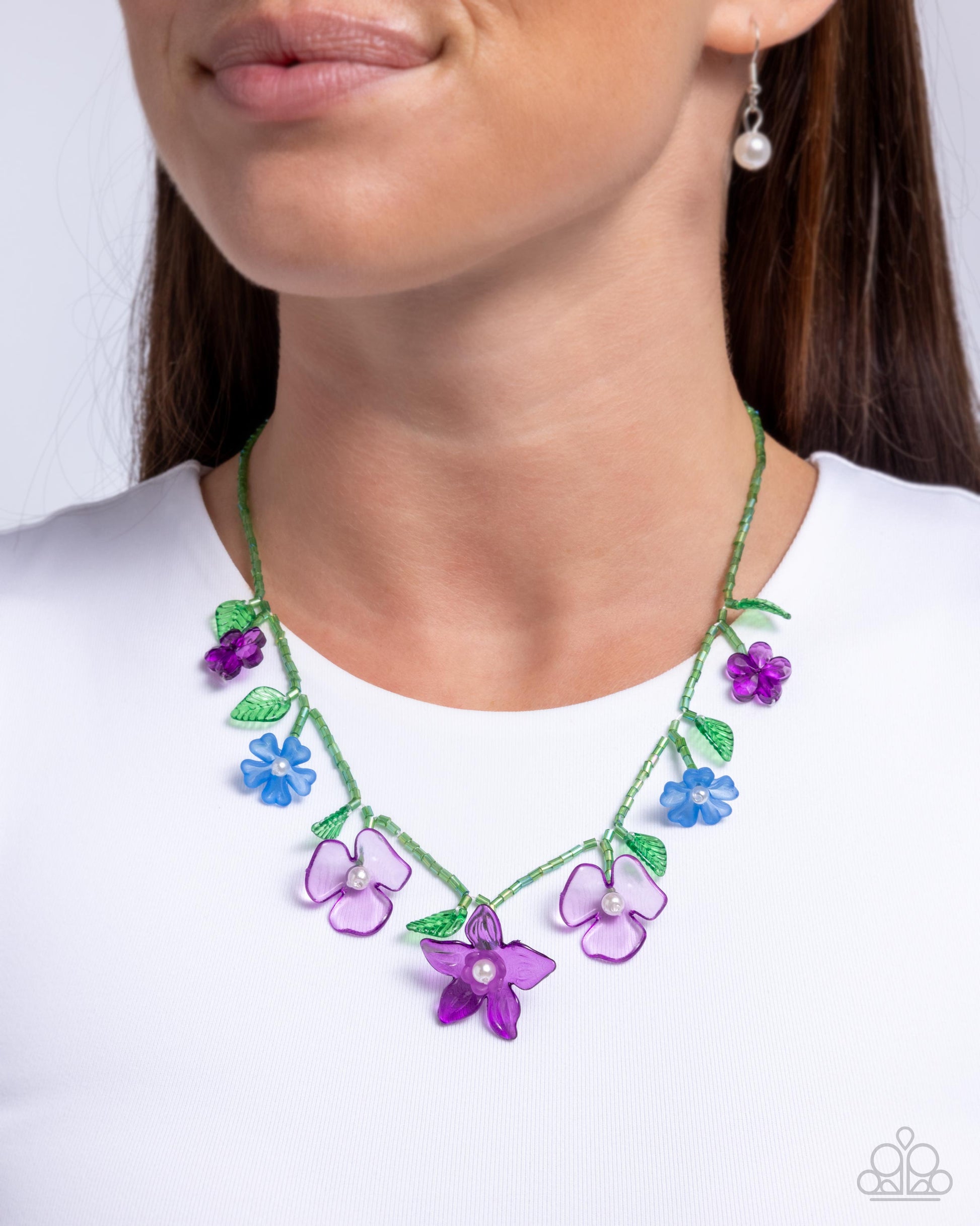 Gourmet Garden - purple - Paparazzi necklace