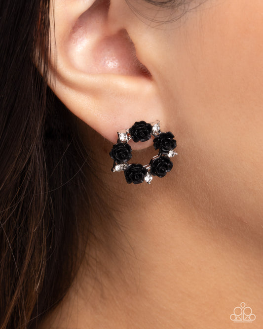 Grace Personified - black - Paparazzi earrings