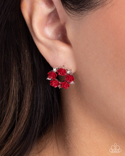 Grace Personified - red - Paparazzi earring