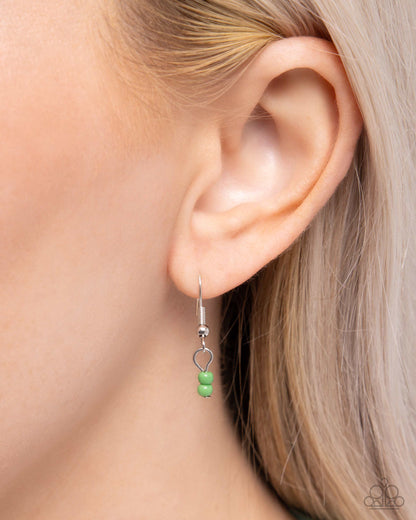 Grandeur of the World - green - Paparazzi necklace