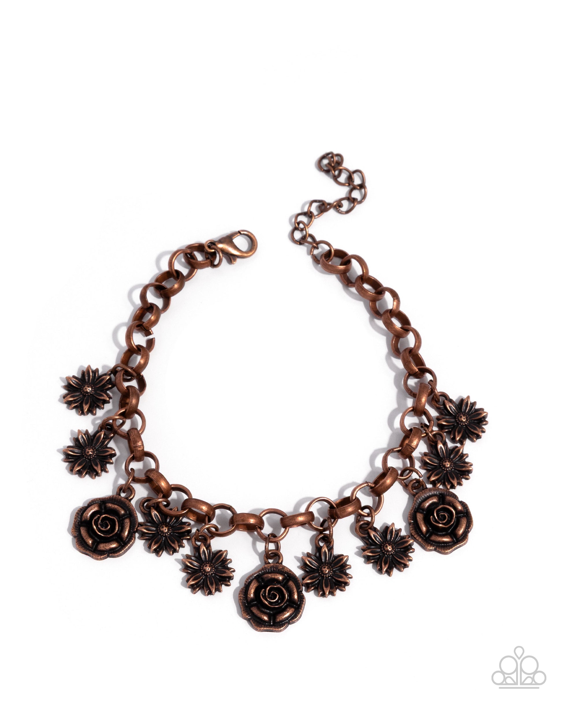 Grandiose Garden - copper - Paparazzi bracelet