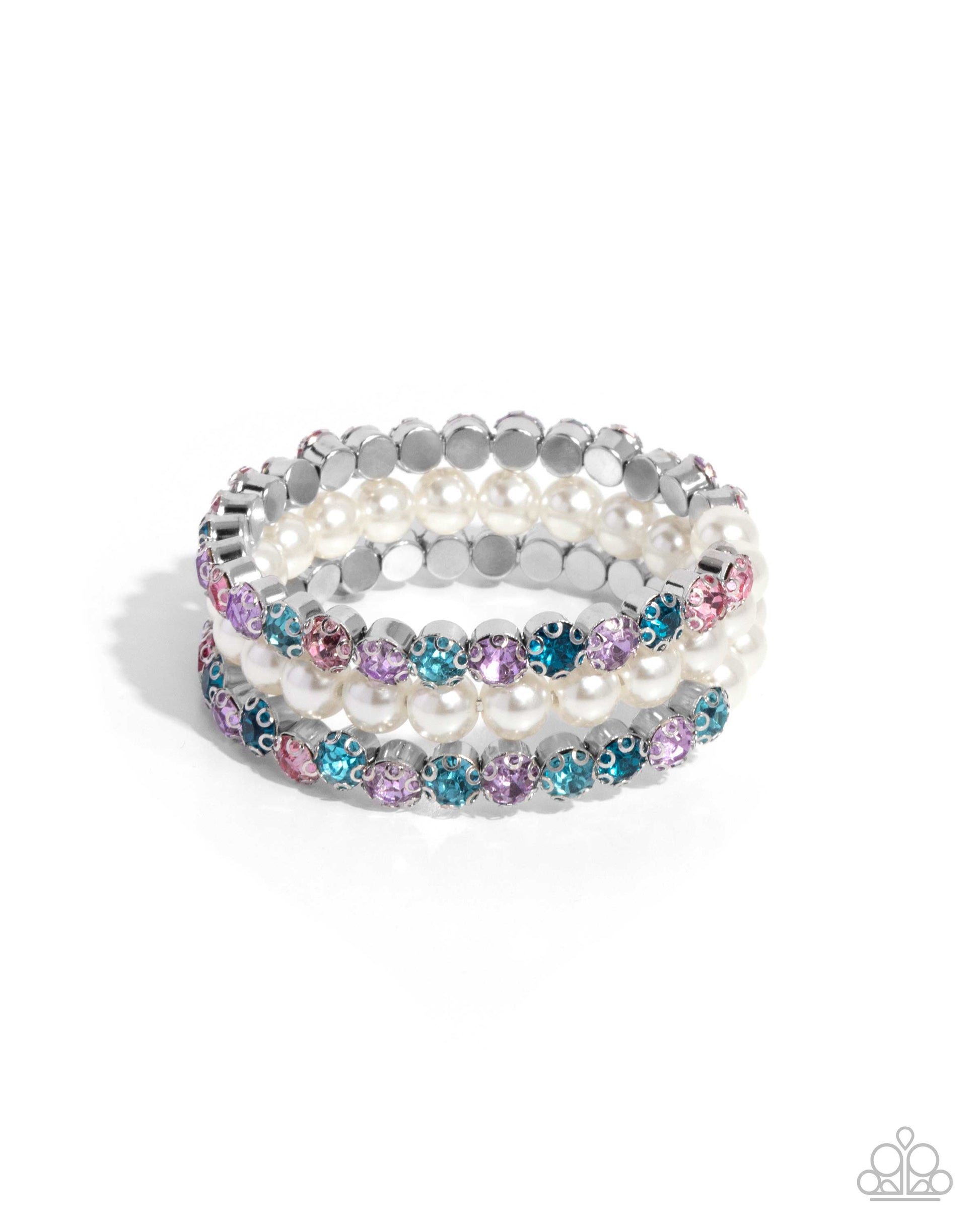 Grandiose Glitz - multi - Paparazzi bracelet