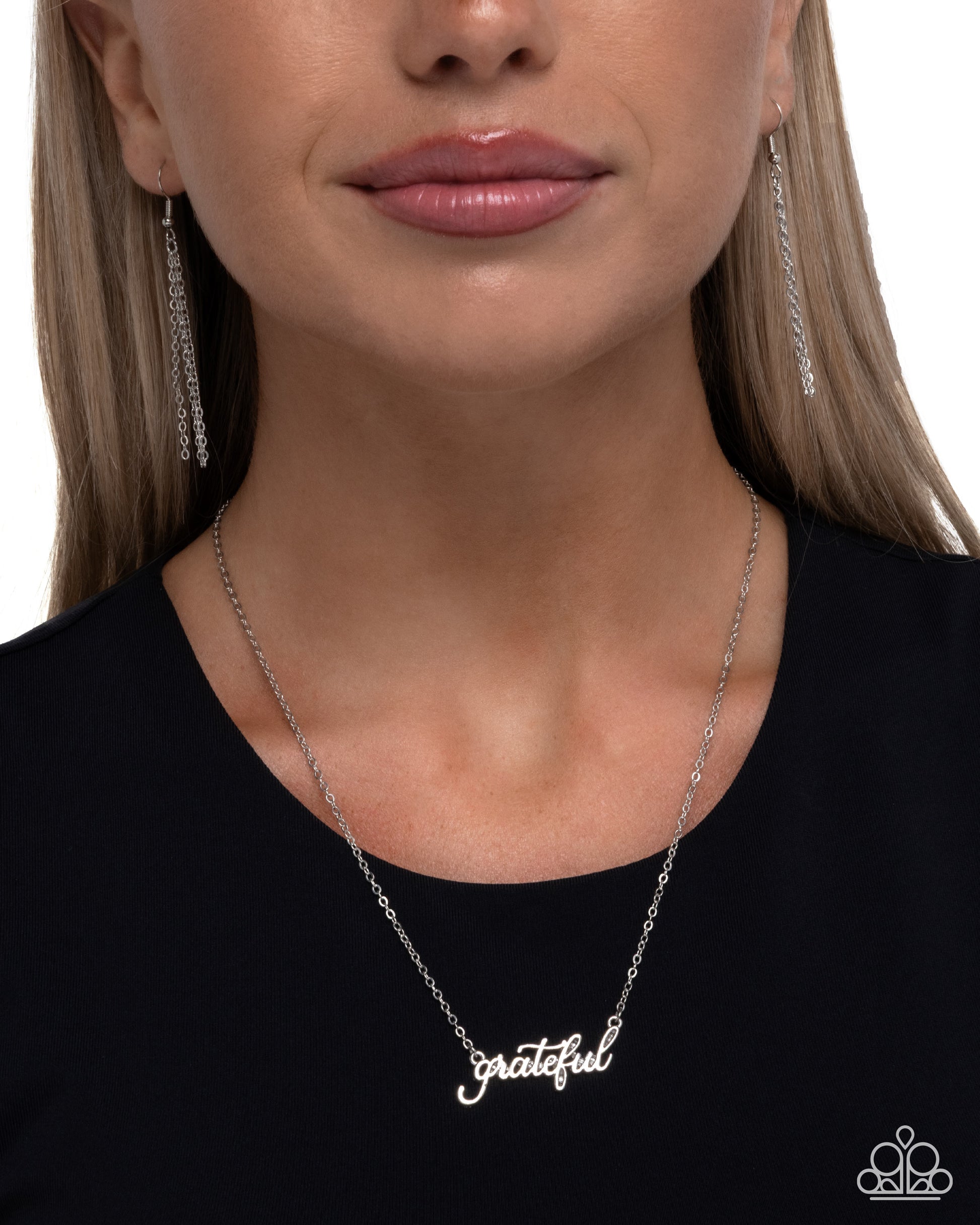 Grateful for You - silver - Paparazzi necklace