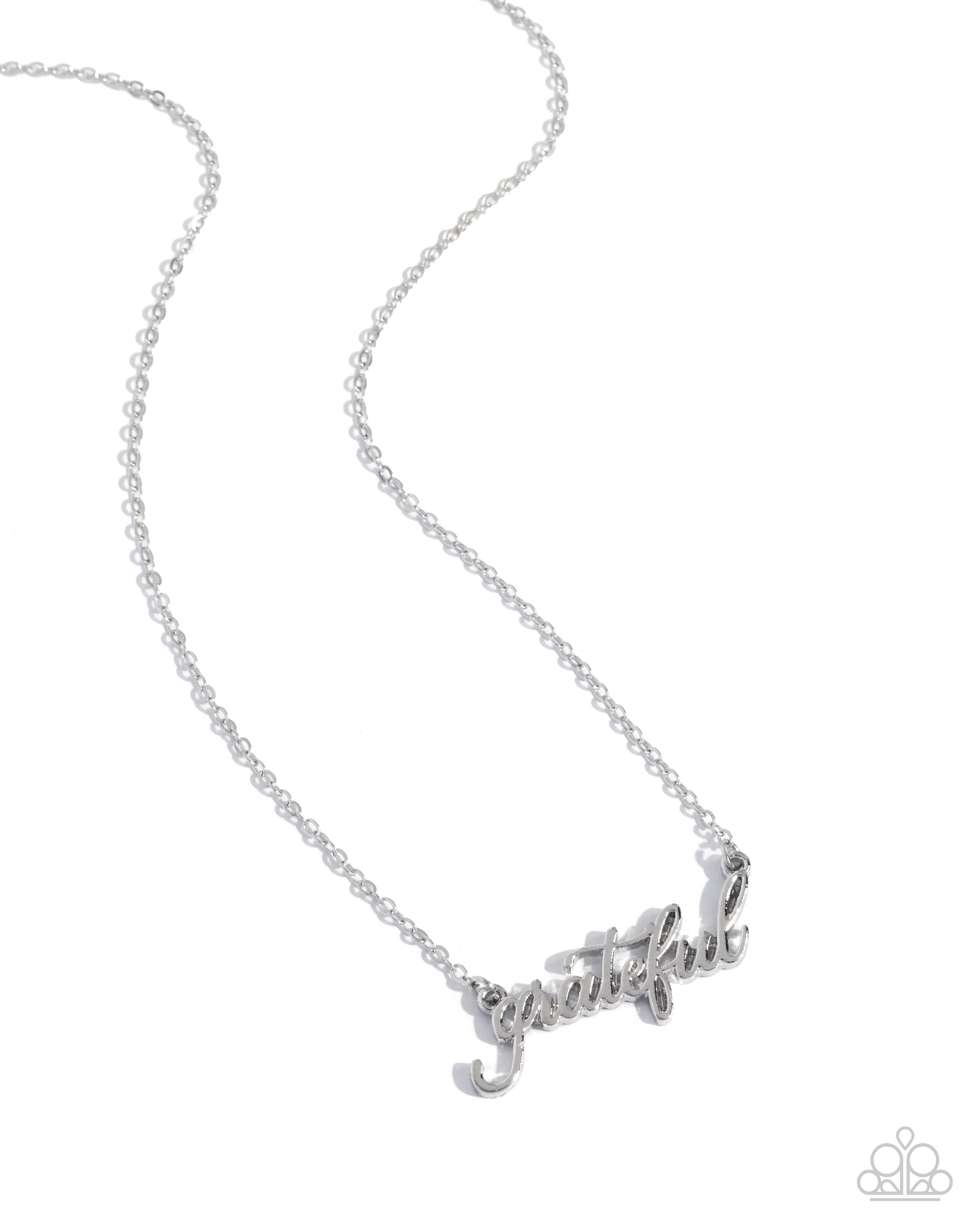 Grateful for You - silver - Paparazzi necklace