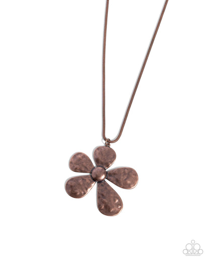 Gratifying Garden - copper - Paparazzi necklace