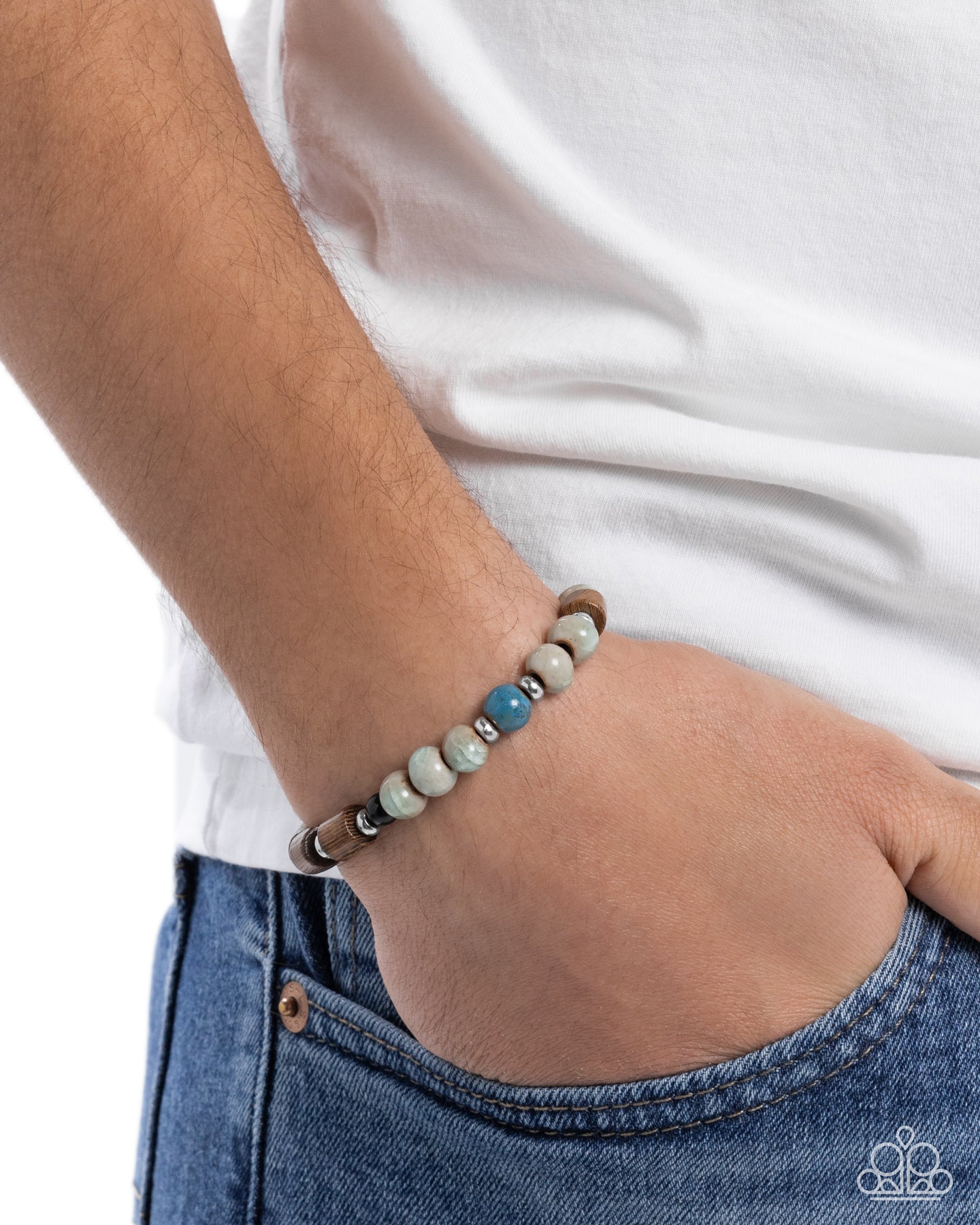 Greater WOOD - multi - Paparazzi MENS bracelet