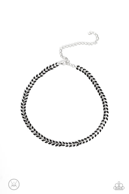 Grecian Grace - black - Paparazzi necklace