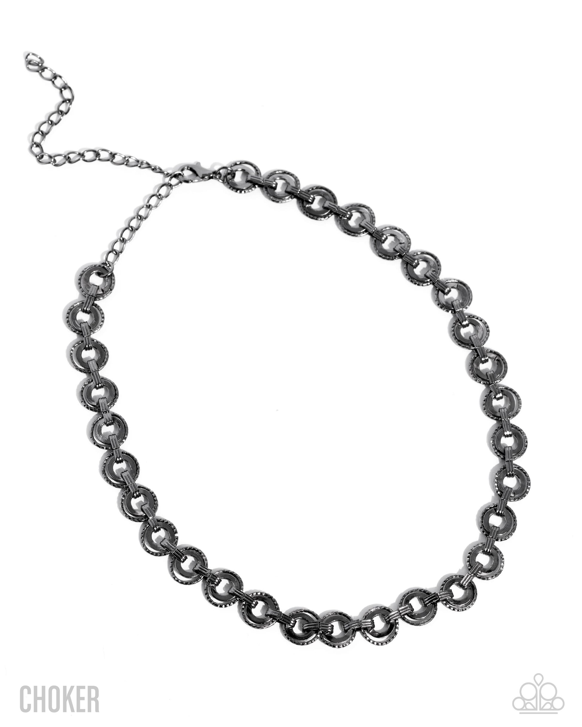 Grit and Grind - black - Paparazzi necklace