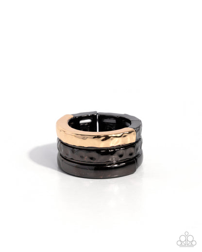 Gritty Guest - multi - Paparazzi MENS ring