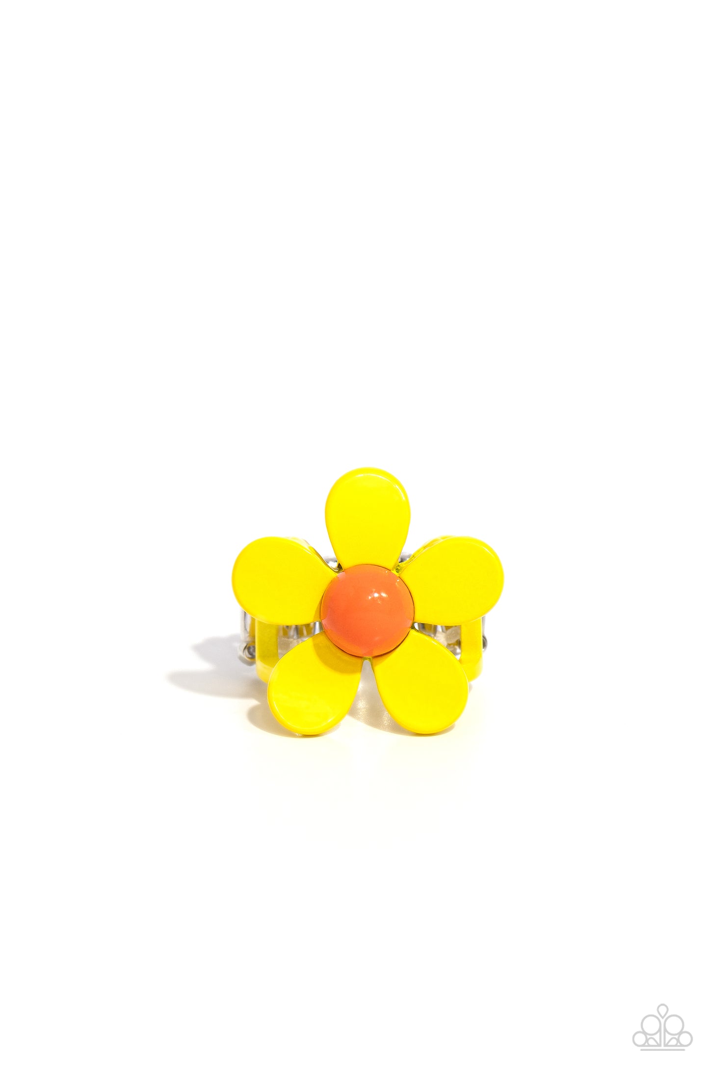 Groovy Genre - yellow - Paparazzi ring