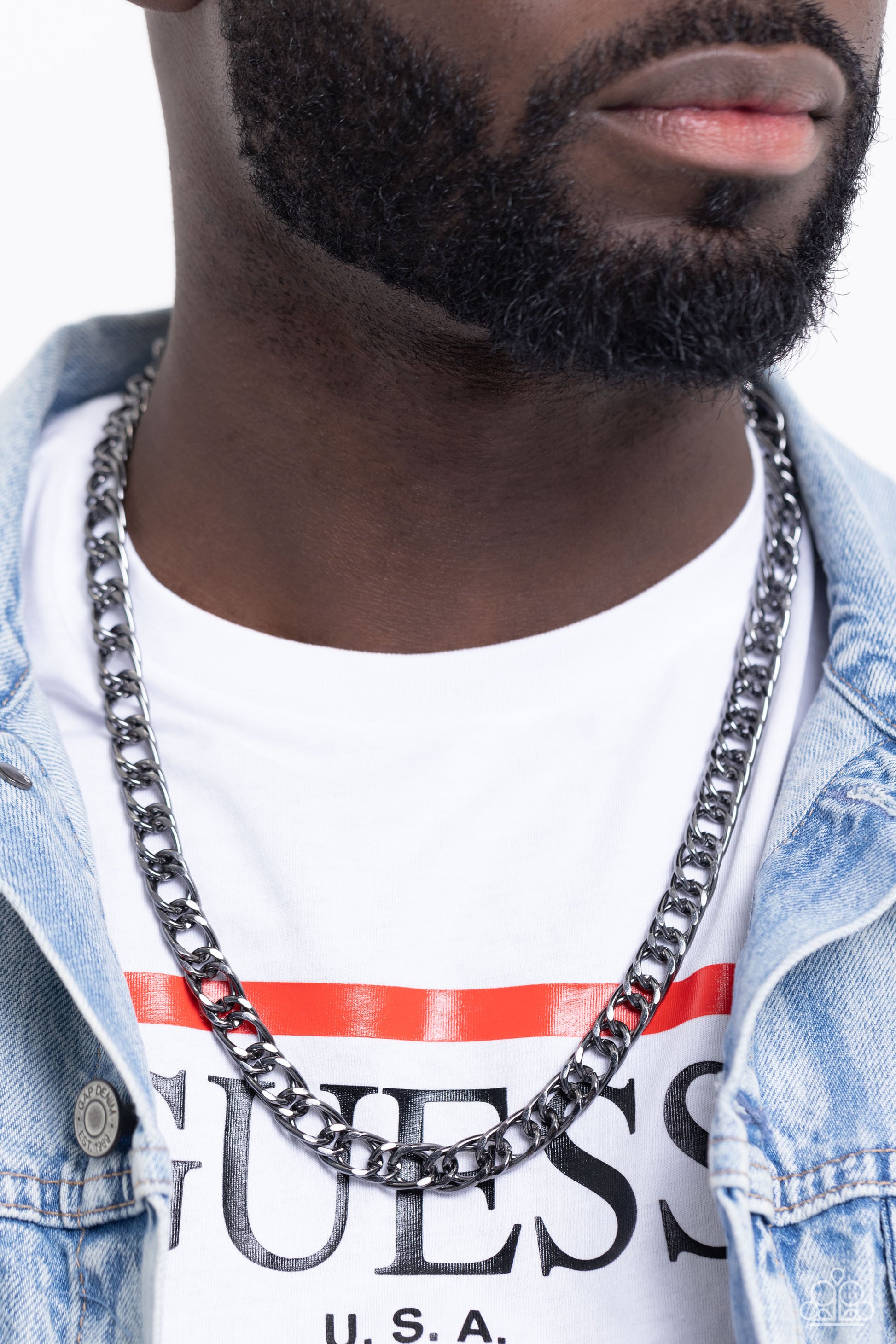 Ground Game - black - Paparazzi MENS necklace