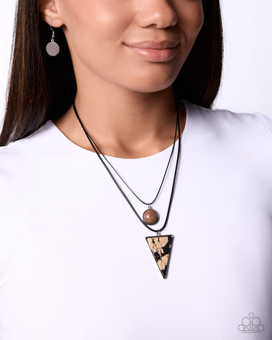 Grounded in Grace - black - Paparazzi necklace