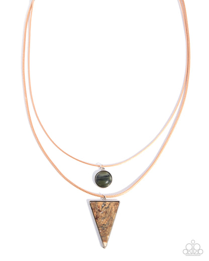 Grounded in Grace - brown - Paparazzi necklace