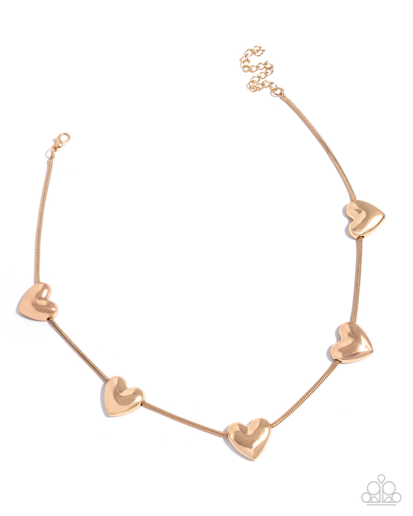 Group Date - gold - Paparazzi necklace