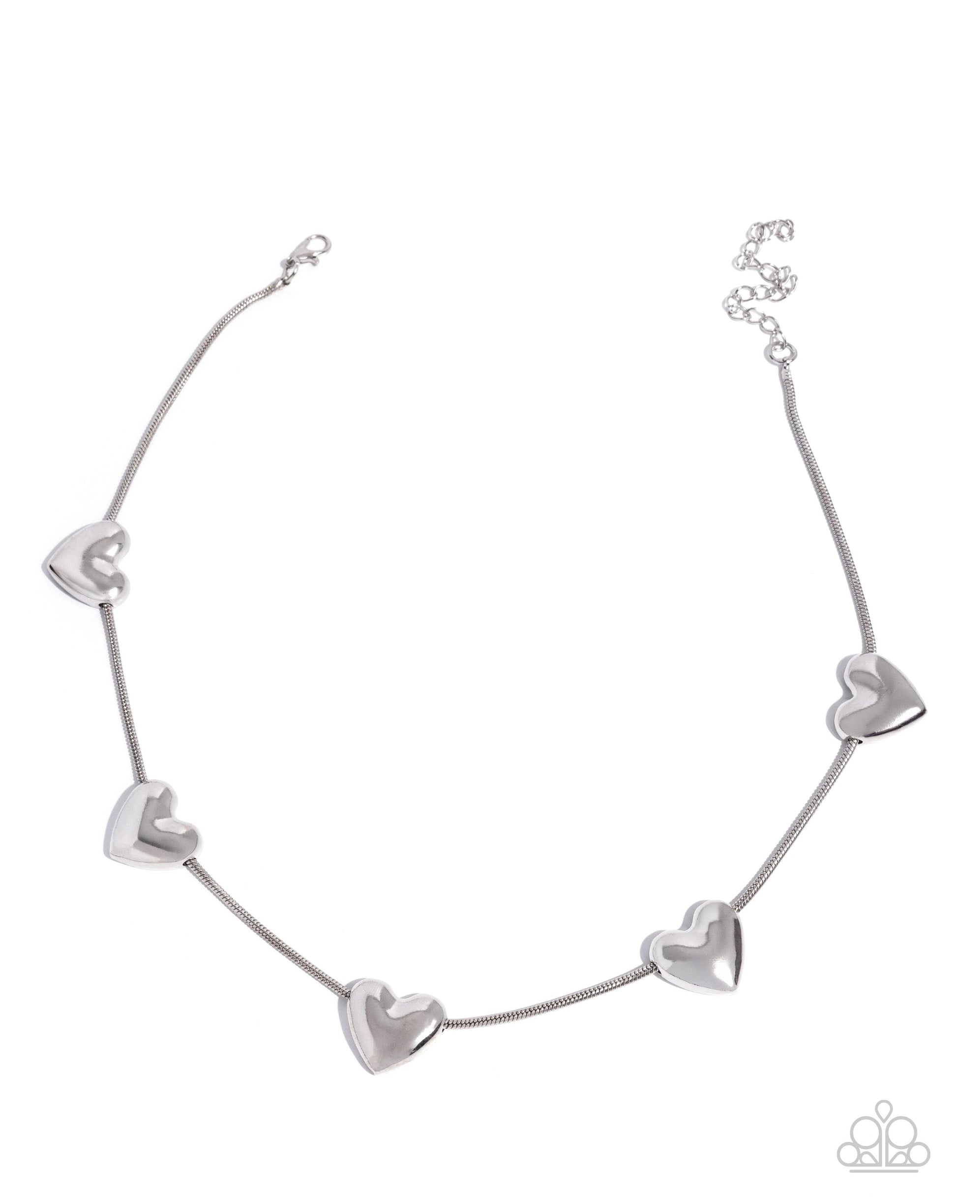 Group Date - silver - Paparazzi necklace