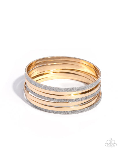 Grungy Glitter - multi - Paparazzi bracelet