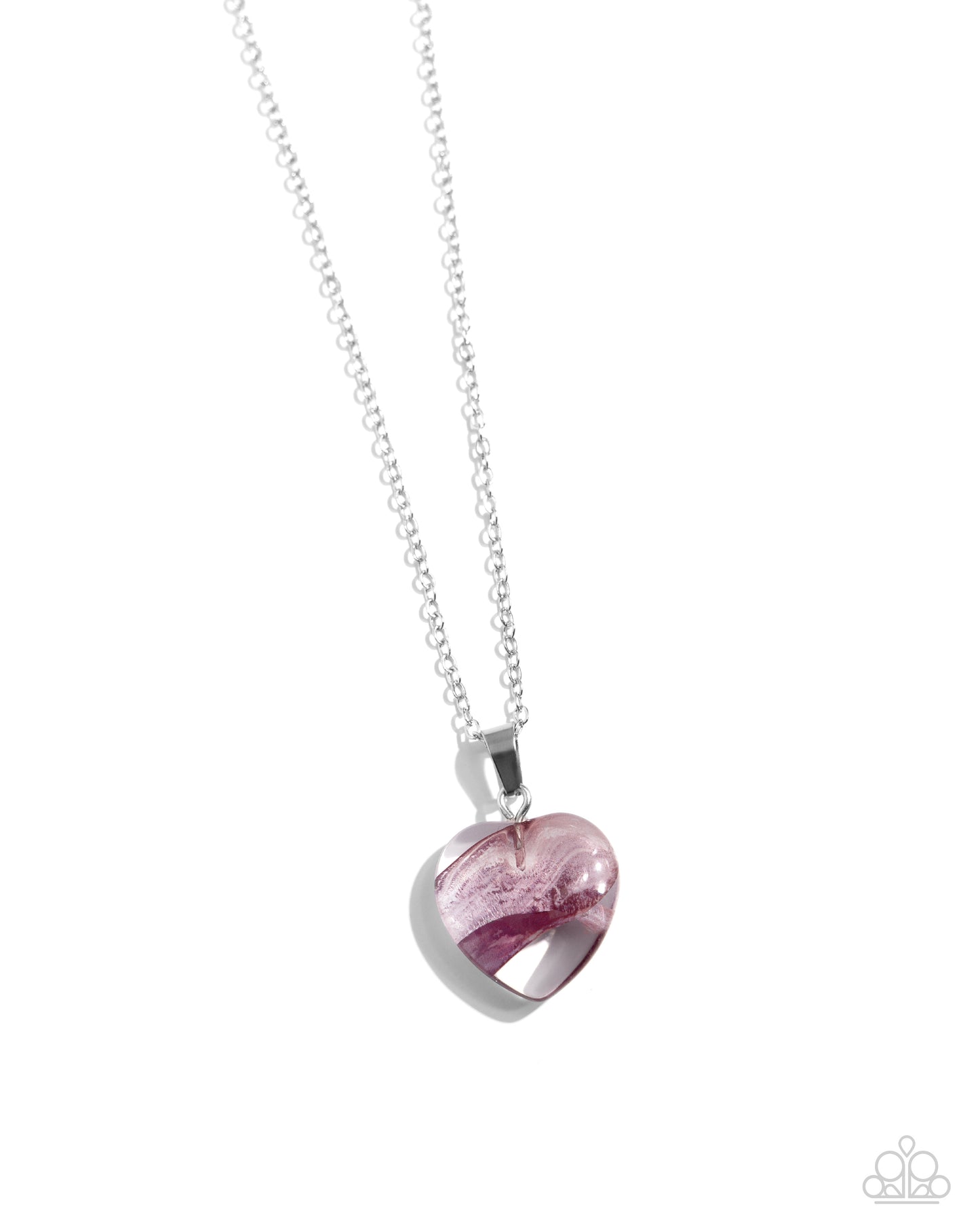 HEART Exhibition - purple - Paparazzi necklace
