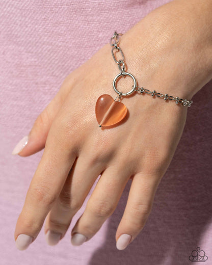 HEART Restoration - orange - Paparazzi bracelet