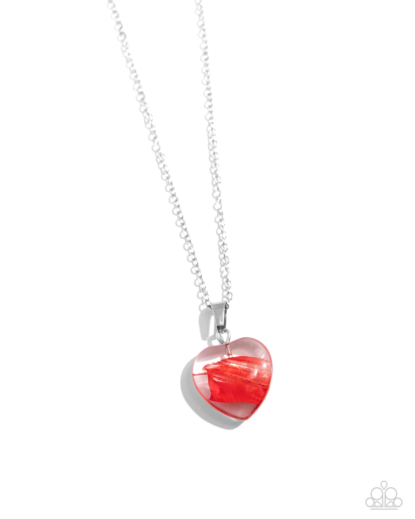 HEART Exhibition - red - Paparazzi necklace