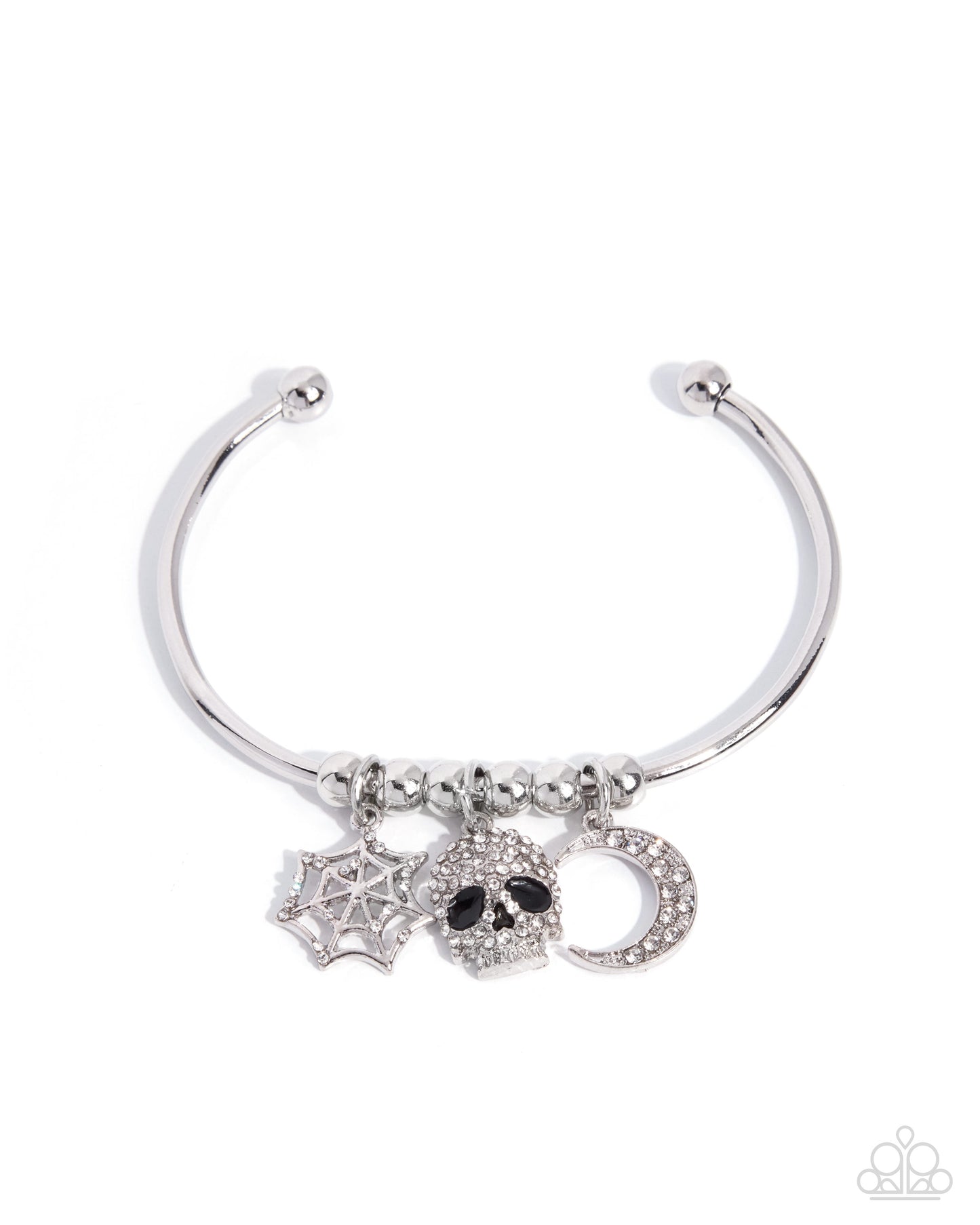 Halloween Habit - white - Paparazzi bracelet