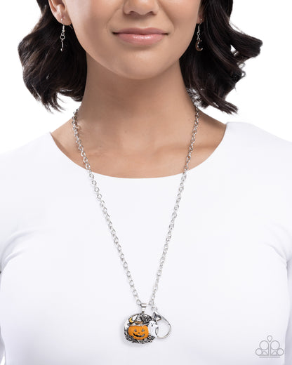 Halloween Hello - multi - Paparazzi LANYARD necklace