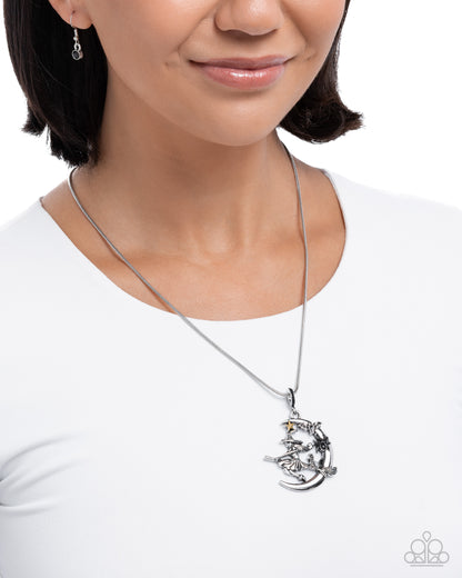 Halloween Homecoming - black - Paparazzi necklace