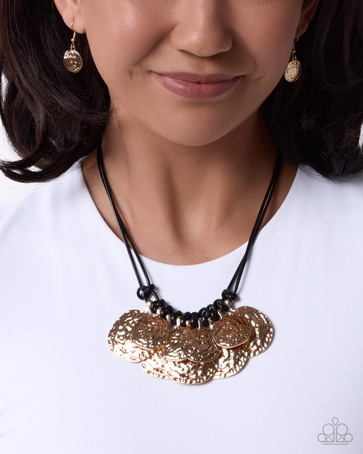 Hammered Honesty - gold - Paparazzi necklace