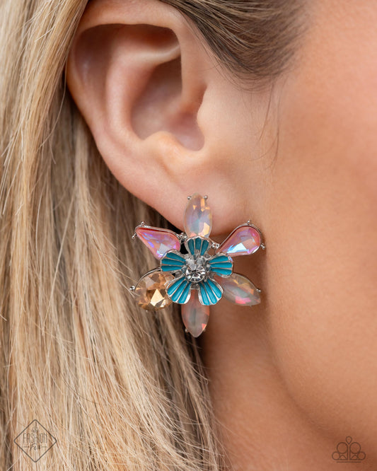 Hamptons Habit - multi - Paparazzi earrings