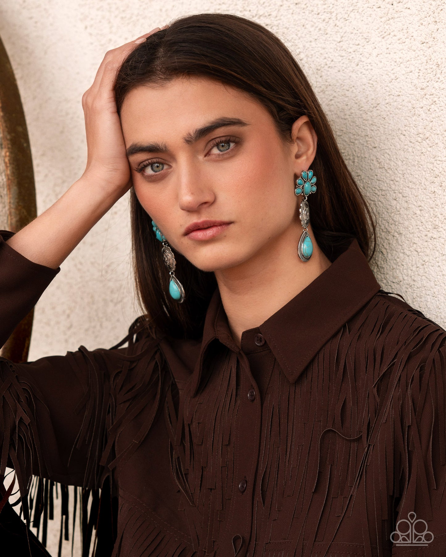 Handcrafted Haul - blue - Paparazzi earrings