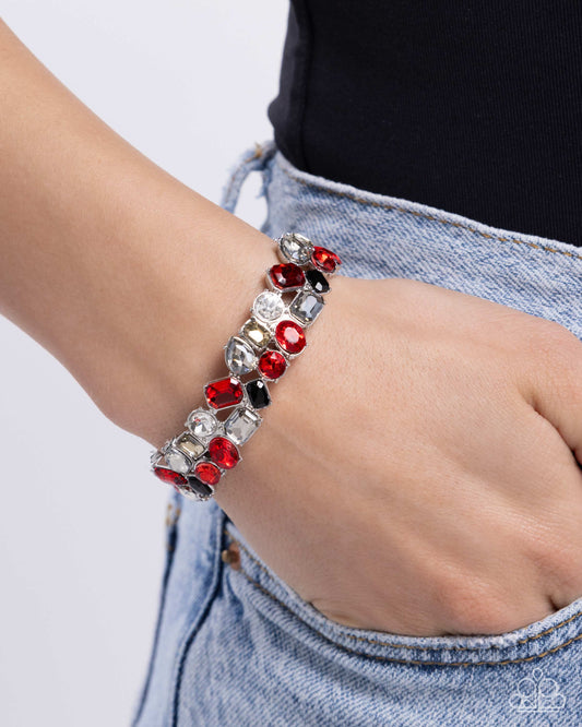 Handcrafted Haven - red - Paparazzi bracelet