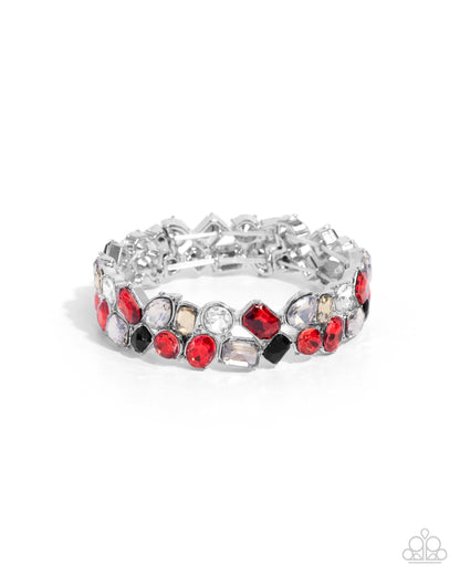 Handcrafted Haven - red - Paparazzi bracelet