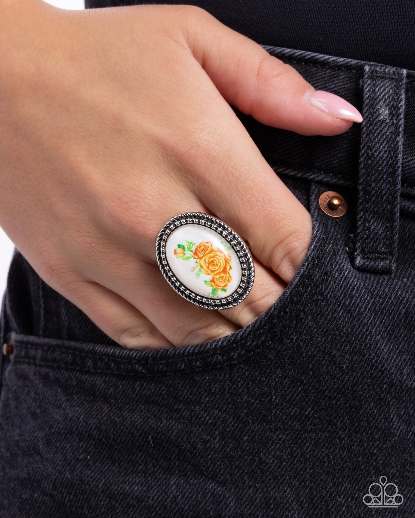 Handmade Heaven - orange - Paparazzi ring