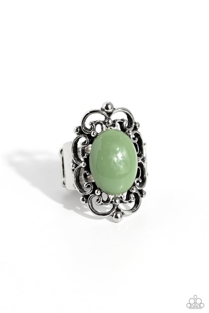 Happily EVERGLADE After - green - Paparazzi ring