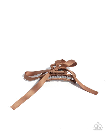 Harmonious Hairstylist - brown - Paparazzi hair clip