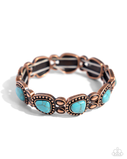 Harmonious Headliner - copper - Paparazzi bracelet
