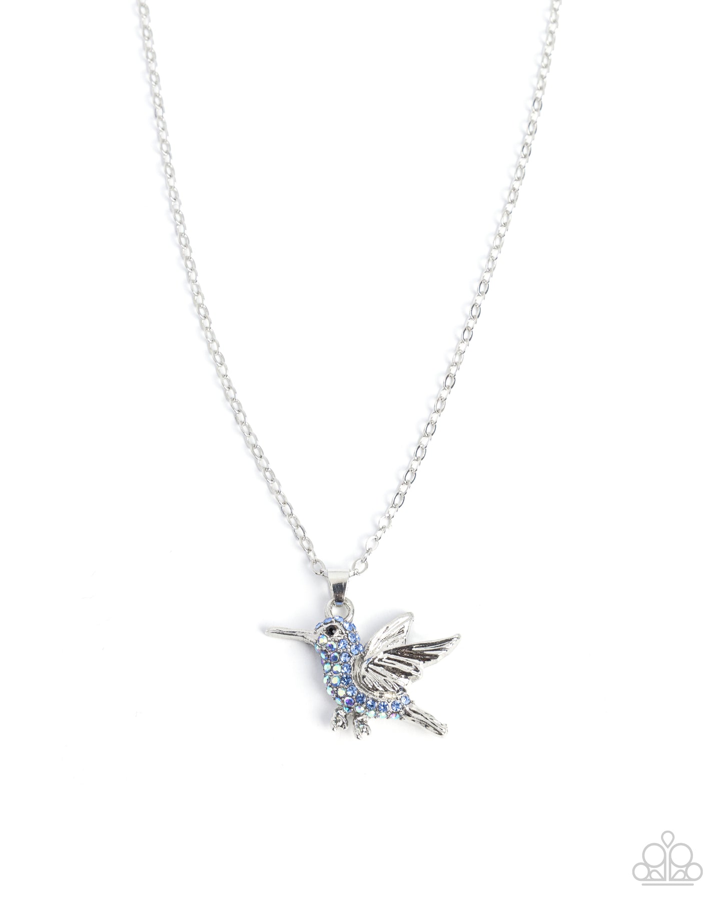 Harmonious Hummingbird - blue - Paparazzi necklace