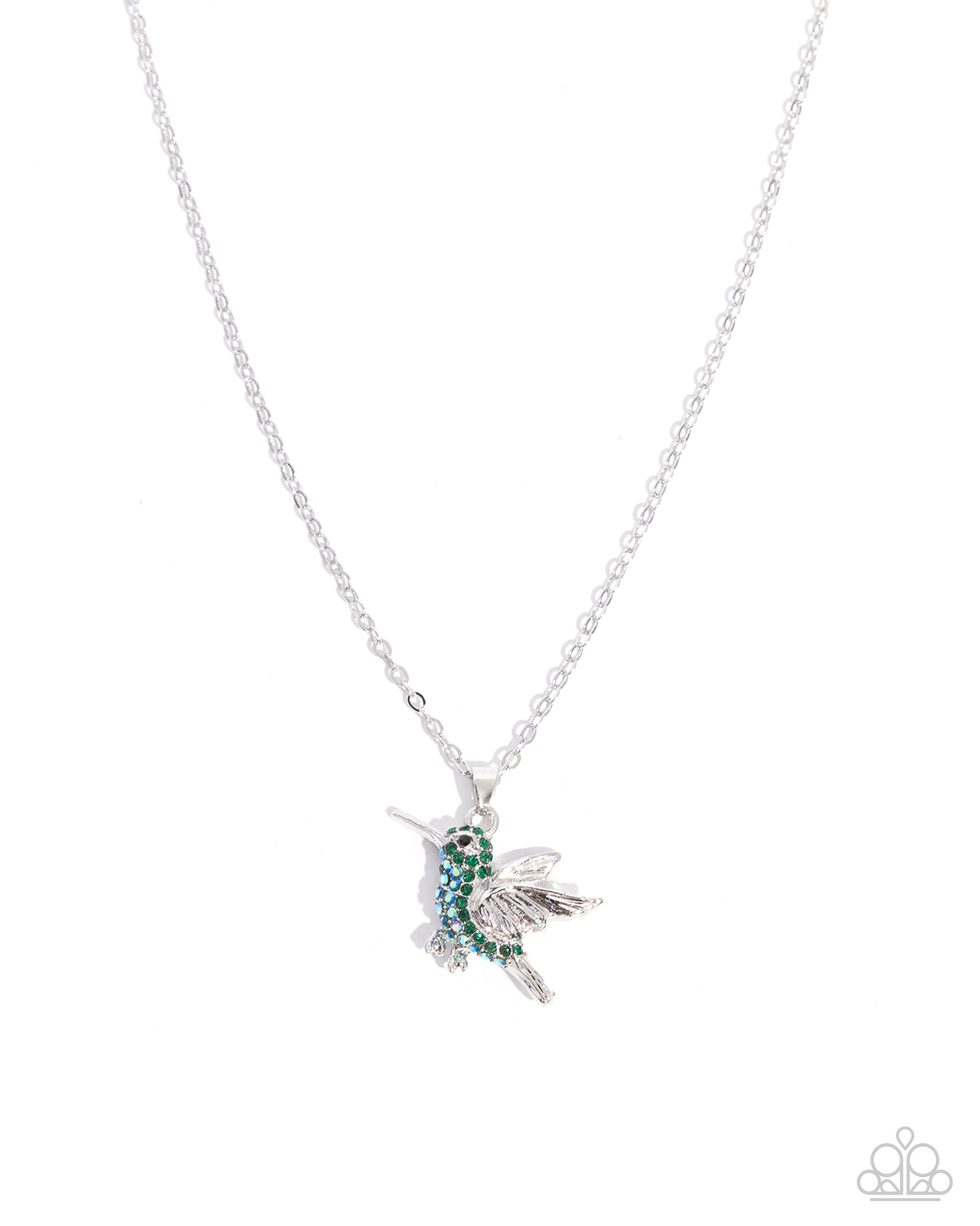 Harmonious Hummingbird - green - Paparazzi necklace