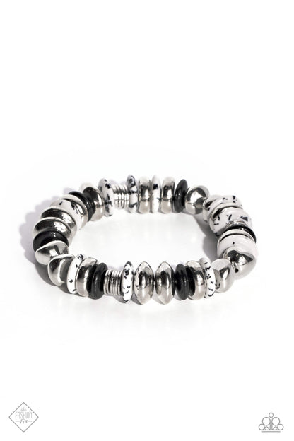 Harmoniously High-End - black - Paparazzi bracelet