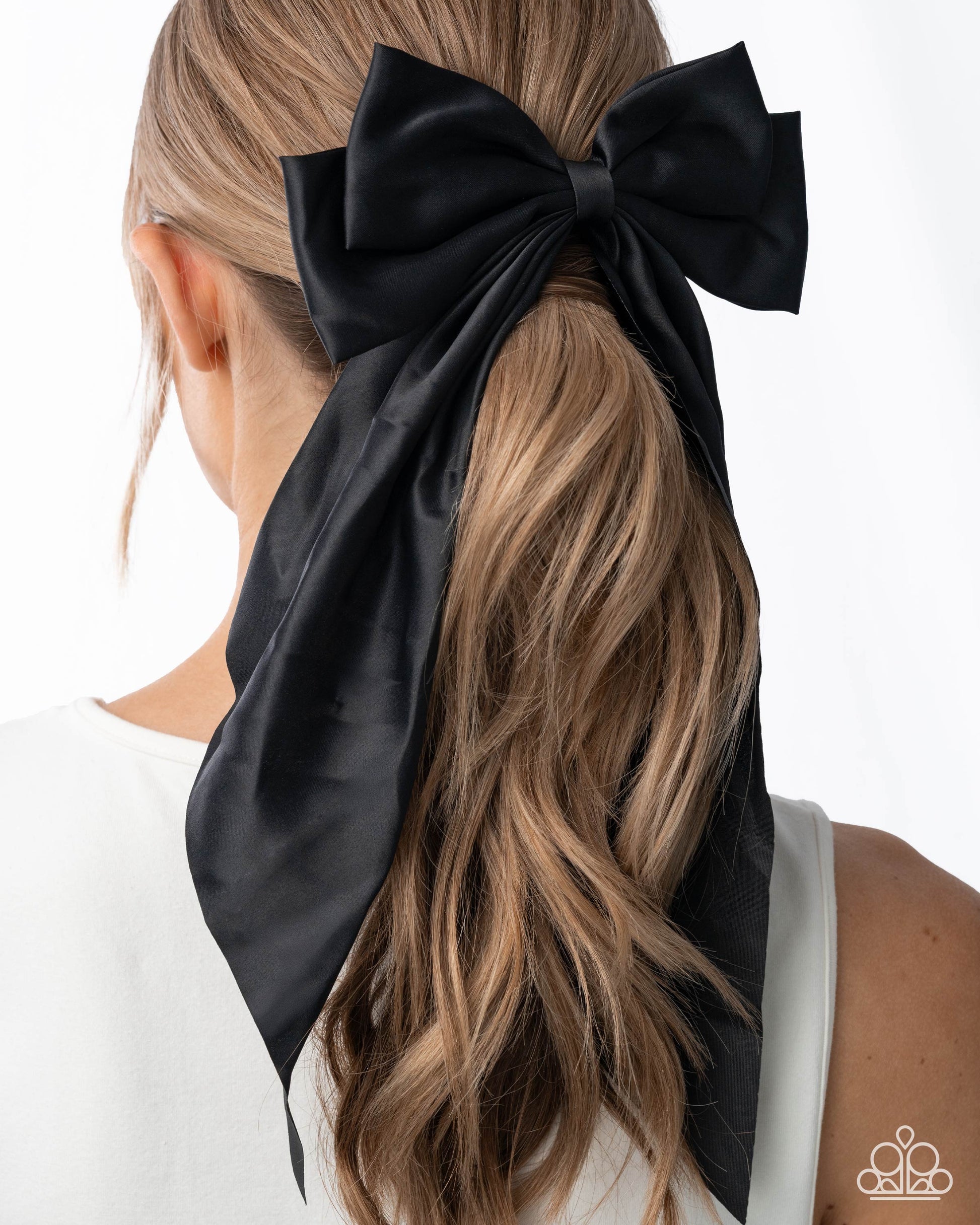 Have A BOW At It - black - Paparazzi hairclip