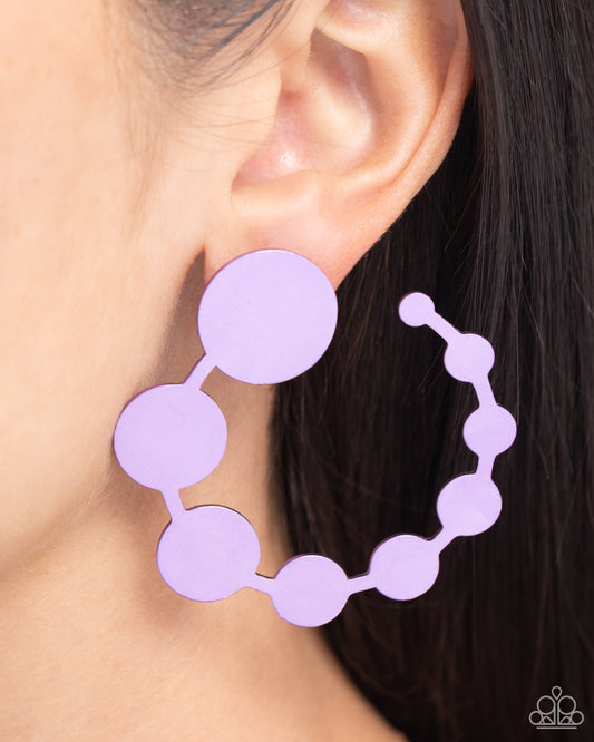 Have It Both PHASE - purple - Paparazzi earrings