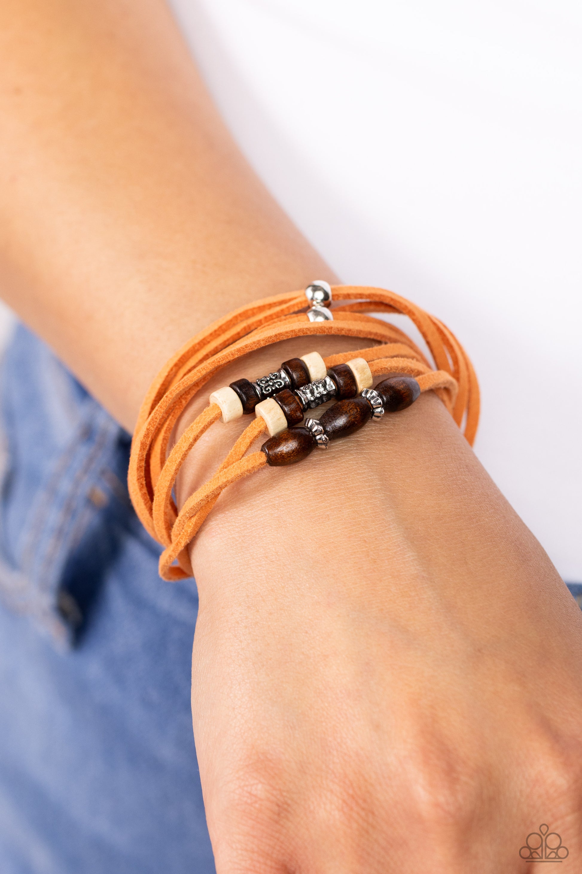 Have a WANDER-ful Day - orange - Paparazzi bracelet