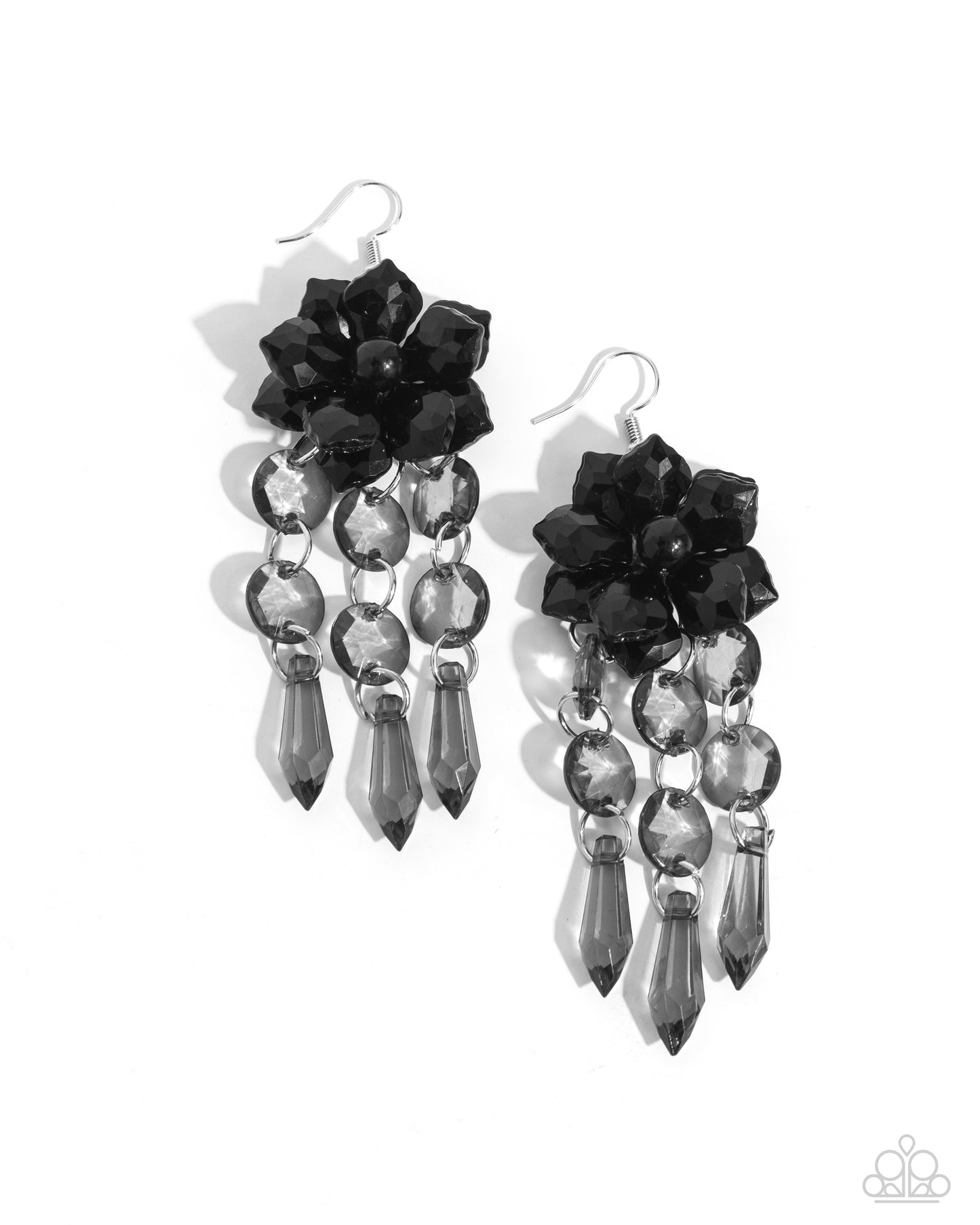 Hawaiian Hallmark - black - Paparazzi earrings