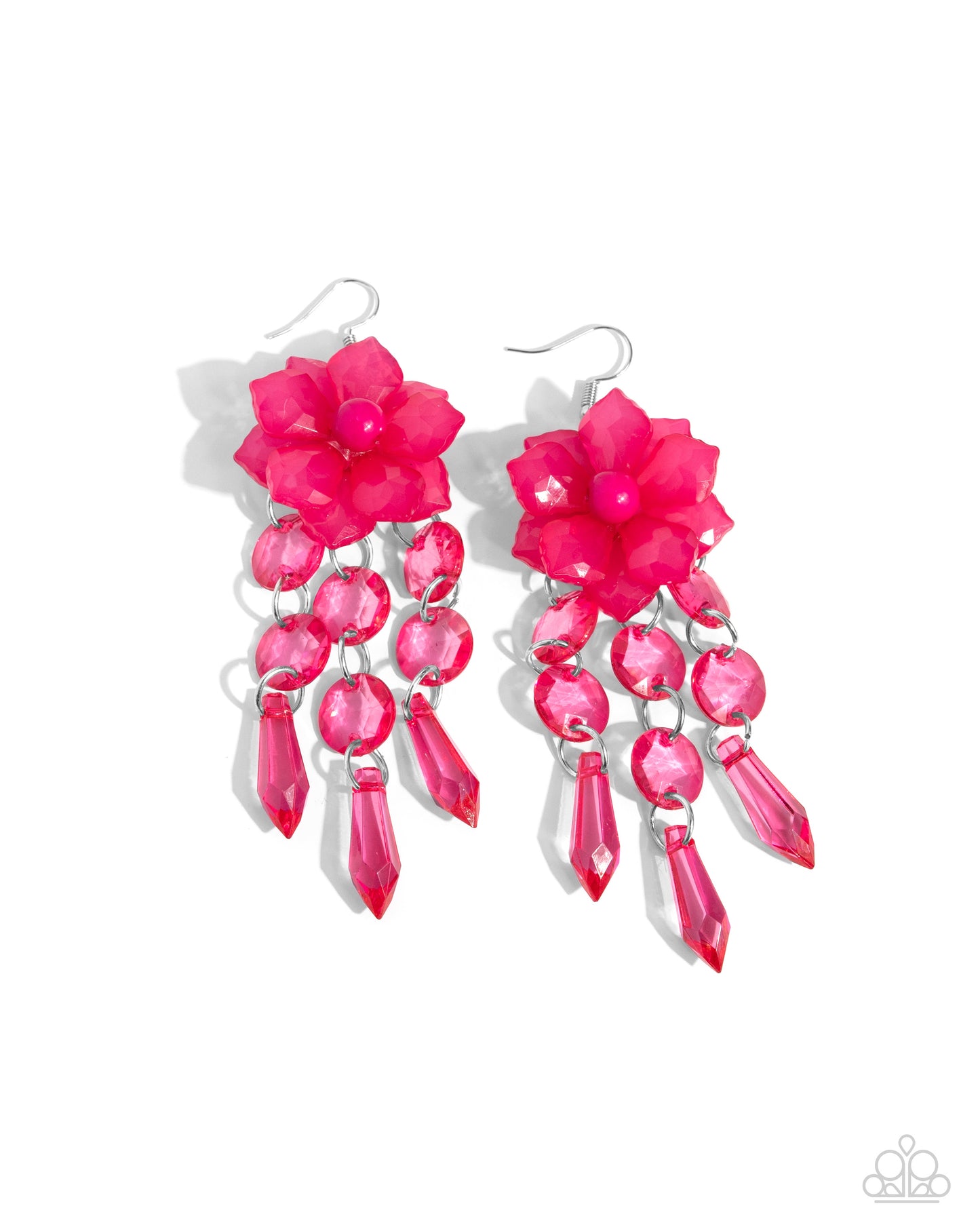 Hawaiian Hallmark - pink - Paparazzi earrings